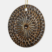 Woven Mat Keramisch Ornament (Links)