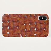 Woven Mat van Bacon Case-Mate iPhone Case (Achterkant (horizontaal))