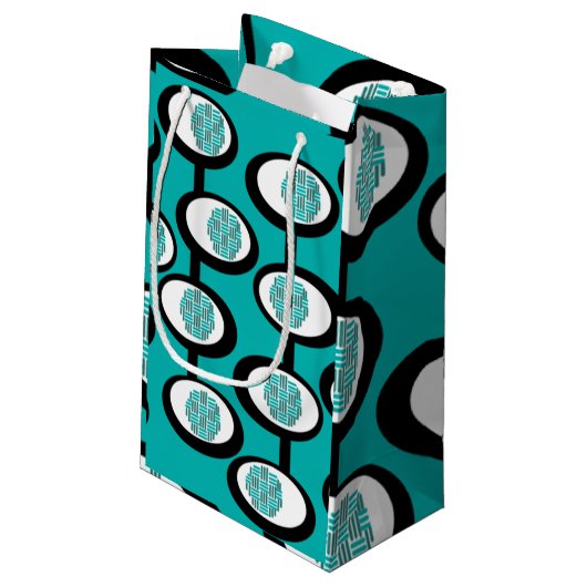 Woven Ovals Klein Cadeauzakje (Achterkant Gekanteld)