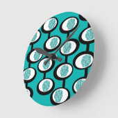 Woven Ovals Ronde Klok (Hoek)