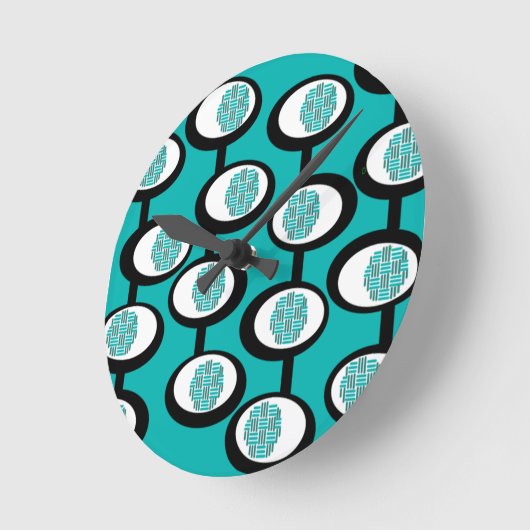 Woven Ovals Ronde Klok (Hoek)