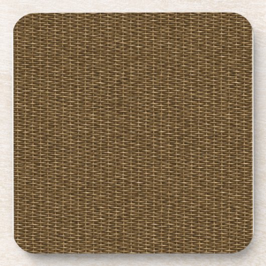 Woven Picnic Basket Bier Onderzetter (Voorkant)