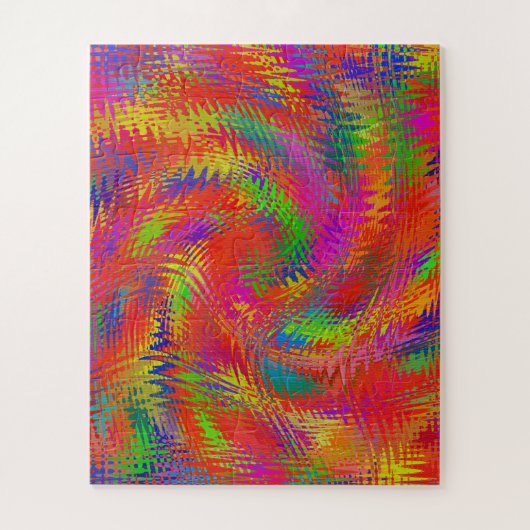 Woven Rainbow Legpuzzel (Verticaal)