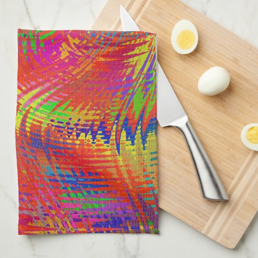 Woven Rainbow Theedoek (Quarter Fold)