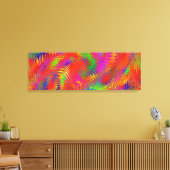 Woven Rainbow Triptych Canvas Afdruk (Insitu (Woonkamer))