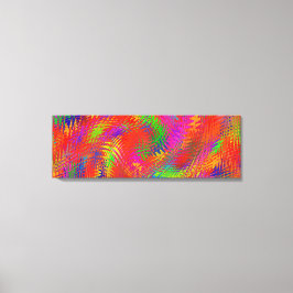 Woven Rainbow Triptych Canvas Afdruk
