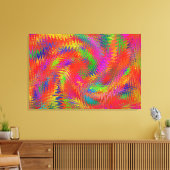 Woven Rainbow Triptych Canvas Afdruk (Insitu (Woonkamer))