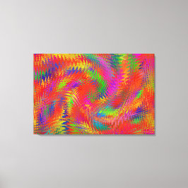 Woven Rainbow Triptych Canvas Afdruk
