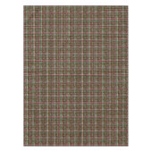 Woven Rough Seasonal Burlap Green White Tafelkleed (Voorkant)