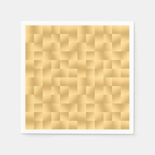 Woven Satin Ribbons - Goudsher Servetten (Voorkant)