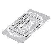 Woven Shell Airbnb Vacation Rental Wifi Magnet Magneet (Linkerzijde)