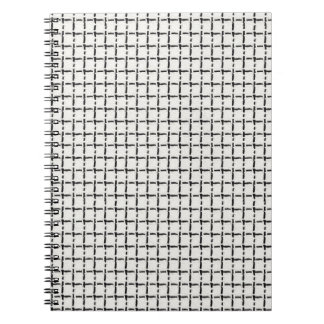 Woven Simple Check pattern Notitieboek