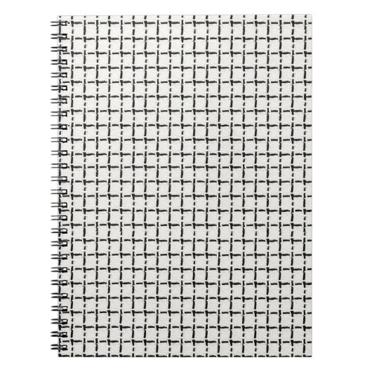 Woven Simple Check pattern Notitieboek (Voorkant)