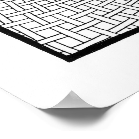 Woven Sun Poster (Hoek)