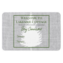 Woven Tree Airbnb Vacation Rental Wifi Magnet Magneet