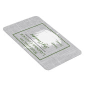 Woven Tree Airbnb Vacation Rental Wifi Magnet Magneet (Rechterzijde)