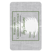 Woven Tree Airbnb Vacation Rental Wifi Magnet Magneet (Verticaal)