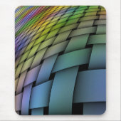Woven Warped Rainbow Mousepad Muismat (Voorkant)