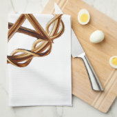 Woven Wicca Pentagram Theedoek (Quarter Fold)