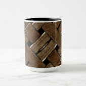 Woven Wood 3 Mok (Midden)