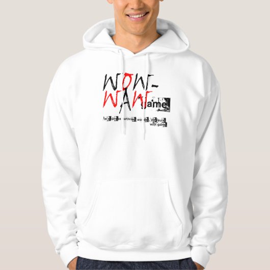 Wow aan uw leven hoodie (Voorkant)