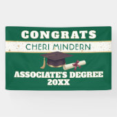 Wow! Afstudeerbanner Associate's degree Spandoek (Horizontaal)