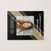 Wow! Afstudeerder Aangepaste foto Jigzaag Puzzle Legpuzzel (Horizontaal)