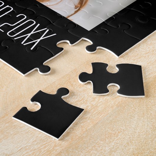 Wow! Afstudeerder Aangepaste foto Jigzaag Puzzle Legpuzzel (Zijkant)