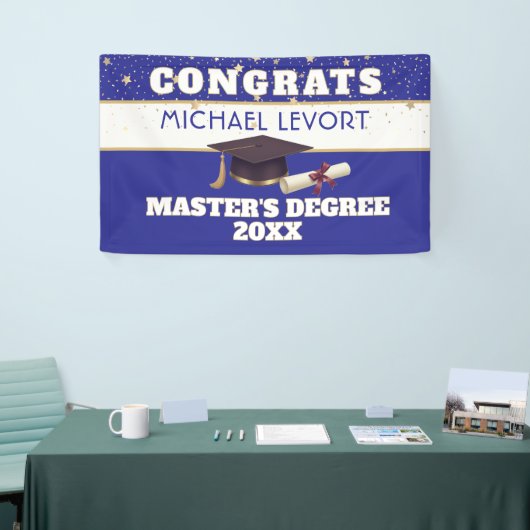 Wow! Afstuderen Masters  Spandoek (Beurs)