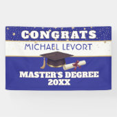 Wow! Afstuderen Masters  Spandoek (Horizontaal)