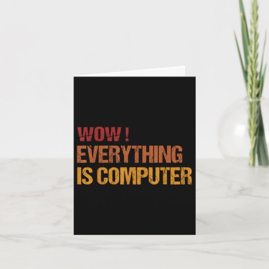 Wow alles is computer _ Trump alles komt Kaart (Voorkant)