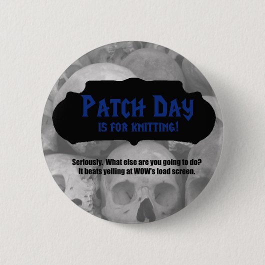 Wow alliance load screen-toets ronde button 5,7 cm (Voorkant)