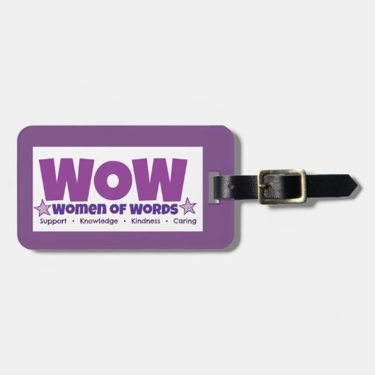 WOW-bagagelabel Bagagelabel (Voorkant horizontaal)