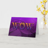 Wow - Blank Card Kaart (Gele Bloem)