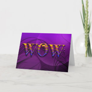 Wow - Blank Card Kaart