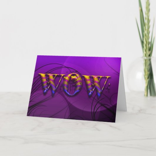 Wow - Blank Card Kaart (Voorkant)