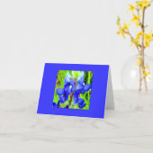 WOW-blauwe kaart (Gele Bloem)