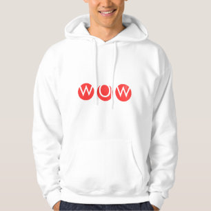 WOW Bold Minimaal T-Shirt met Typografie