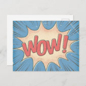 Wow! Briefkaart (Voorkant / Achterkant)