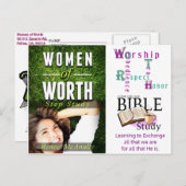 WOW-Briefkaarten 1 Aankondigingskaart (Voorkant / Achterkant)