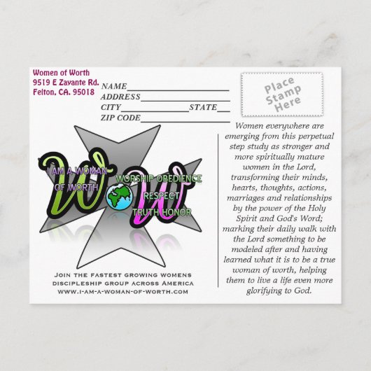 WOW-Briefkaarten 1 Aankondigingskaart (Achterkant)