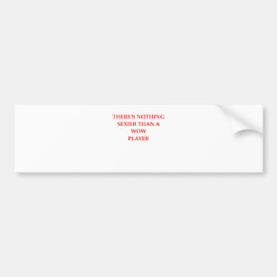 WOW BUMPERSTICKER