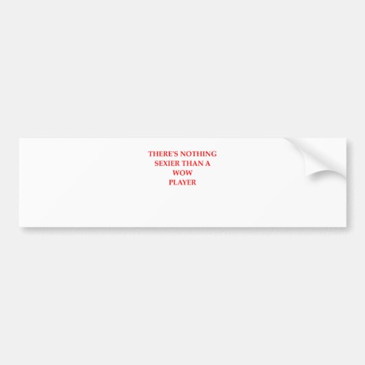 WOW BUMPERSTICKER (Voorkant)