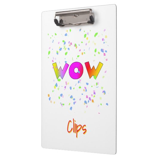 WOW Clips Wit Klembord (Links)