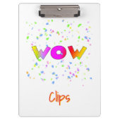 WOW Clips Wit Klembord (Voorkant)