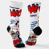 'WOW Comics' Grappige Sokken (Gebogen)