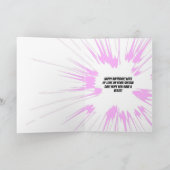 Wow Cute Funny Oranje Kitten Birthday Kaart (Binnen)