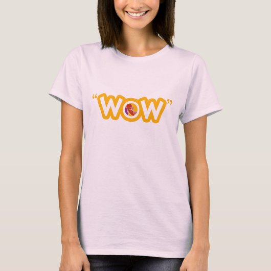"WOW" Dames T-shirt (Voorkant)