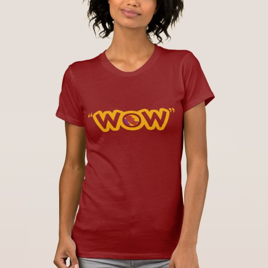 "WOW" Dames T-shirt (Voorkant)