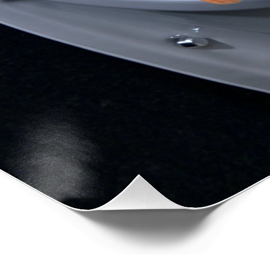 Wow, dat is onverwacht. Blanco kaart Perfect Poster (Hoek)